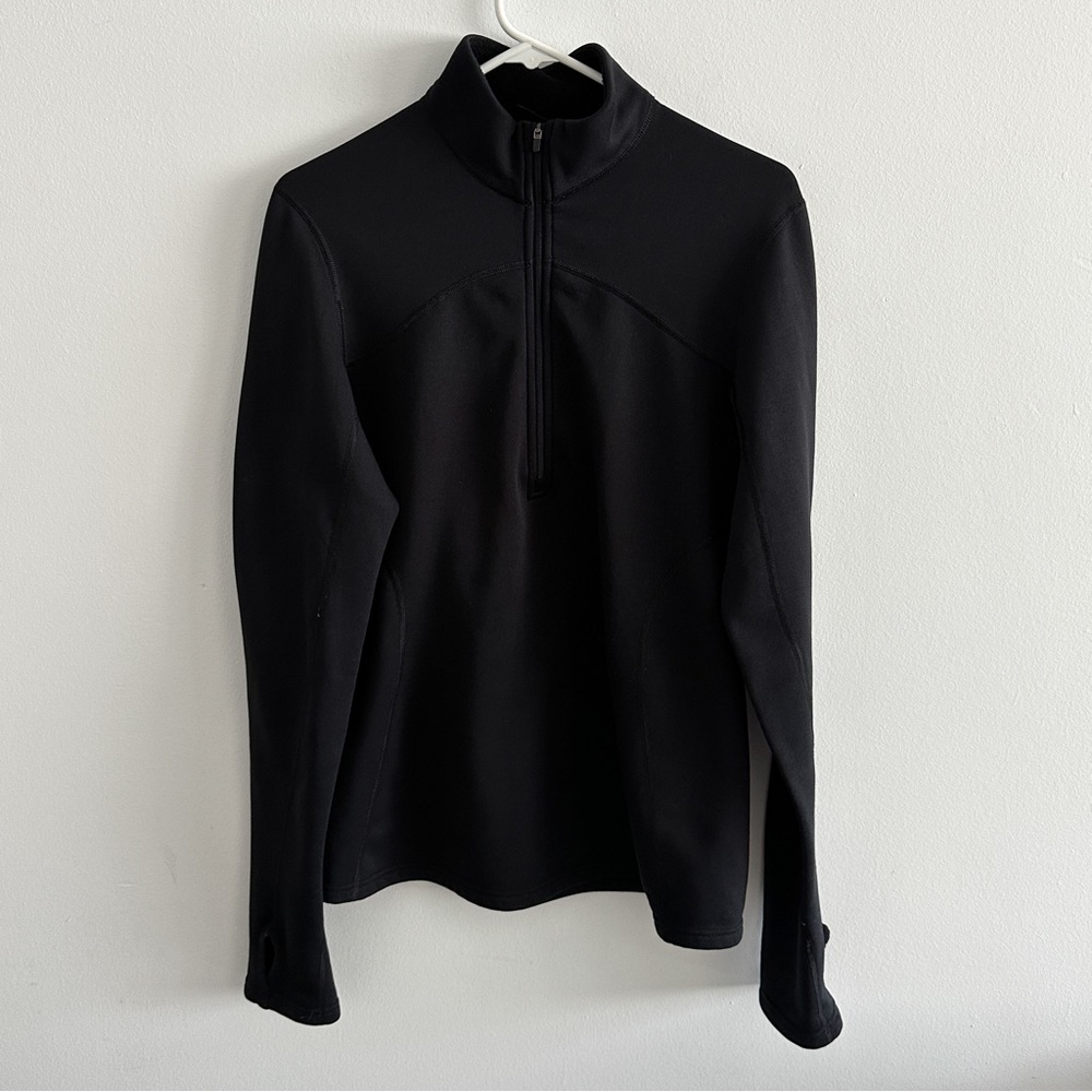 Patagonia Black Quarter Zip Pullover Size Medium Vintage